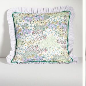 Anthro floral pillow